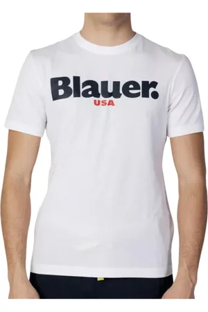 Blauer Herren, Oberteile, Weiß, SGröße: