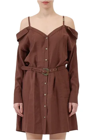 VERSACE Damen, Kleider, Braun, SGröße: