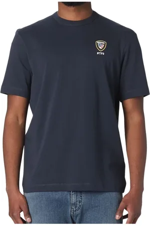Blauer Herren, Oberteile, Blau, MGröße:
