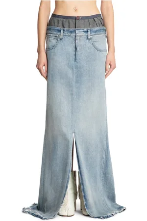 Maison Margiela Damen, Röcke, Blau, SGröße: