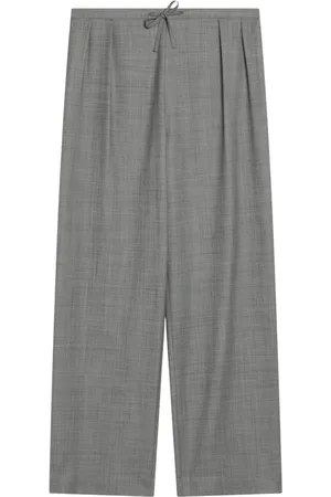 Loulou Studio Damen, Hosen, Grau, LGröße: