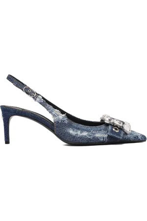 Dolce & Gabbana Damen, Schuhe, Blau, 39 EUGröße: