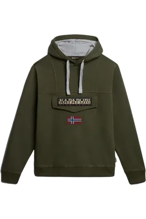 Napapijri Herren, Sweatshirts & Hoodies, Grün, LGröße: