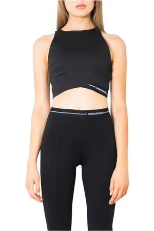 Calvin Klein Damen, Oberteile, Schwarzk, MGröße: