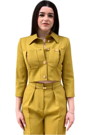 Elisabetta Franchi Damen, Jacken, Braun, SGröße: