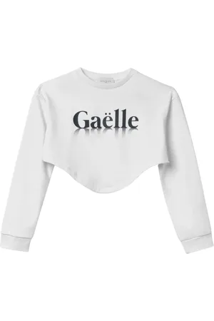 GAËLLE Damen, Sweatshirts & Hoodies, Weiß, LGröße: