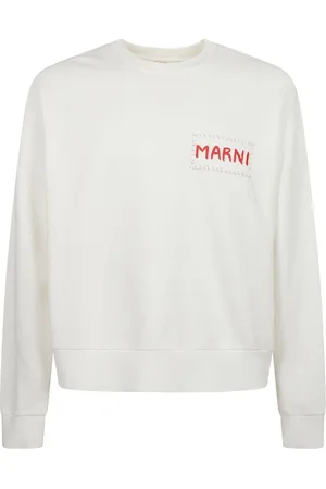 Marni Herren, Sweatshirts & Hoodies, Weiß, LGröße:
