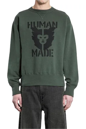 HUMAN MADE Herren, Sweatshirts & Hoodies, Grün, SGröße: