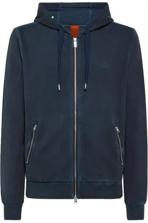 sun68 Herren, Sweatshirts & Hoodies, Blau, SGröße: