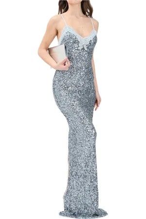Elisabetta Franchi Damen, Kleider, Blau, SGröße:
