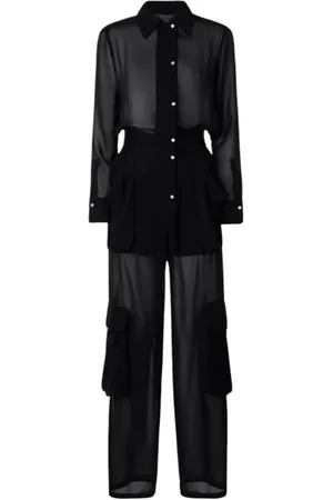 Pinko Damen, Jumpsuits & Playsuits, Schwarzk, XSGröße: