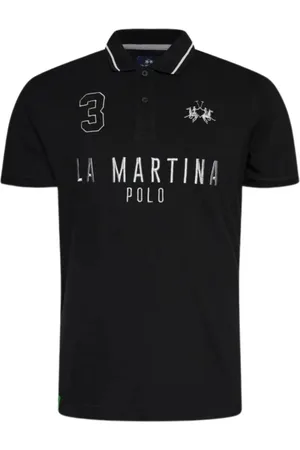 La Martina Herren, Oberteile, Schwarzk, XLGröße: