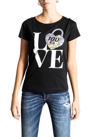 Moschino Damen, Oberteile, Schwarzk, XLGröße: