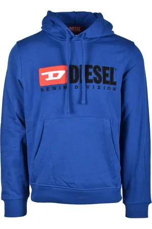 Diesel Herren, Sweatshirts & Hoodies, Blau, MGröße: