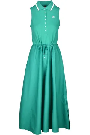 Tommy Hilfiger Damen, Kleider, Grün, 2XSGröße: