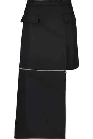 Alexander McQueen Damen, Röcke, Schwarzk, 2XSGröße: