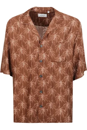 LANEUS Herren, Shirts, Braun, SGröße:
