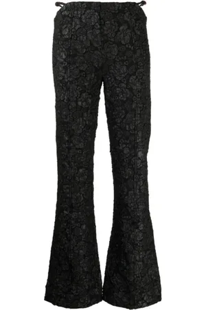 Ganni Damen, Hosen, Schwarzk, XSGröße: