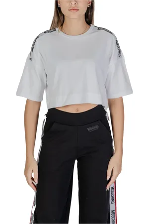 Moschino Damen, Oberteile, Weiß, MGröße: