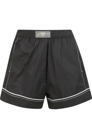 Ganni Damen, Shorts, Schwarzk, SGröße: