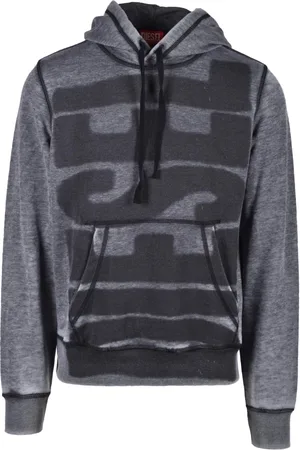 Diesel Herren, Sweatshirts & Hoodies, Grau, LGröße: