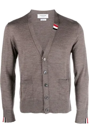 Thom Browne Herren, Strickwaren, Braun, 2XLGröße: