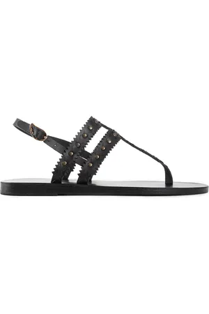 Ancient Greek Sandals Damen, Schuhe, Schwarzk, 37 EUGröße: