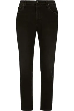 Dolce & Gabbana Herren, Jeans, Schwarzk, 3XLGröße: