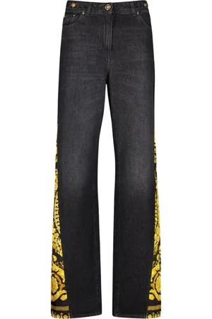 VERSACE Damen, Jeans, Schwarzk, W27Größe: