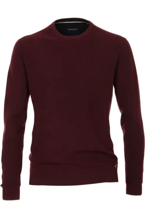 Casa Moda Herren, Strickwaren, Rot, LGröße:
