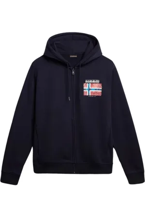 Napapijri Herren, Sweatshirts & Hoodies, Blau, SGröße: