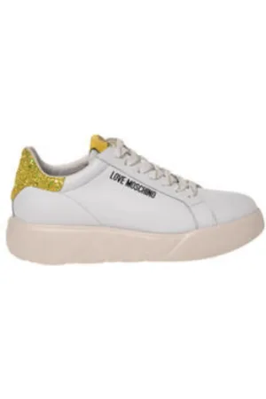Moschino Damen, Schuhe, Weiß, 38 EUGröße: