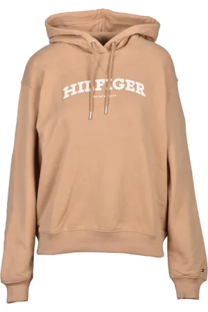 Tommy Hilfiger Damen, Sweatshirts & Hoodies, Braun, LGröße: