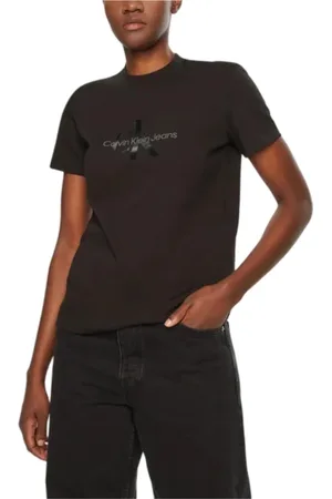 Calvin Klein Damen, Oberteile, Schwarzk, LGröße: