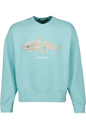 Palm Angels Herren, Sweatshirts & Hoodies, Blau, LGröße: