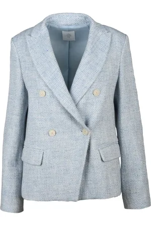 ELEVENTY Damen, Jacken, Blau, LGröße: