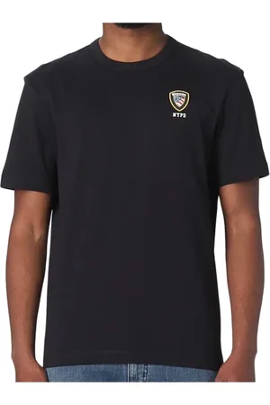Blauer Herren, Oberteile, Schwarzk, SGröße:
