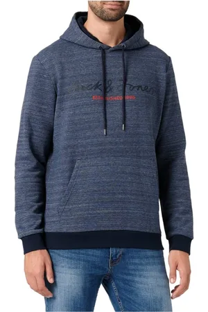 JACK & JONES Herren, Sweatshirts & Hoodies, Blau, SGröße: