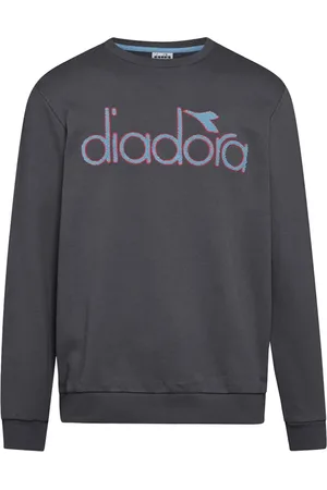Diadora Damen, Sweatshirts & Hoodies, Grau, MGröße: