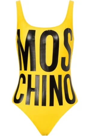 Moschino Damen, Bademode, Gelb, LGröße: