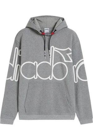Diadora Herren, Sweatshirts & Hoodies, Grau, MGröße: