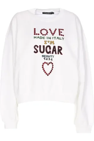 Dolce & Gabbana Damen, Sweatshirts & Hoodies, Weiß, XSGröße: