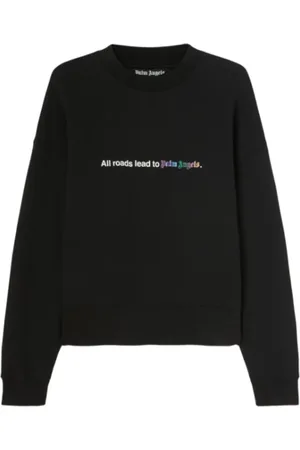 Palm Angels Herren, Sweatshirts & Hoodies, Schwarzk, MGröße: