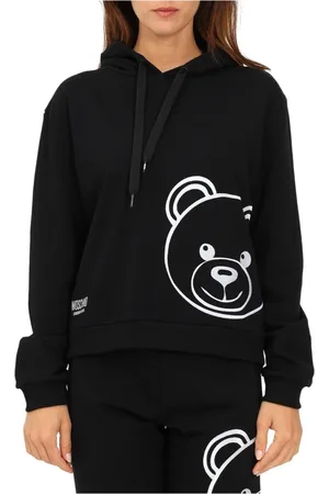 Moschino Damen, Sweatshirts & Hoodies, Schwarzk, MGröße: