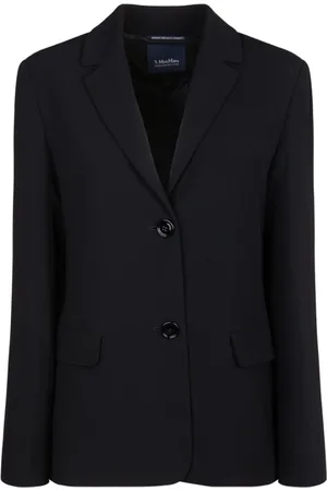Max Mara Damen, Jacken, Schwarzk, SGröße: