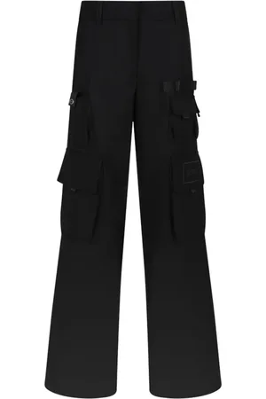 OFF-WHITE Damen, Hosen, Schwarzk, 2XSGröße: