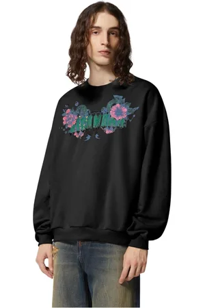 John Richmond Herren, Sweatshirts & Hoodies, Schwarzk, LGröße: