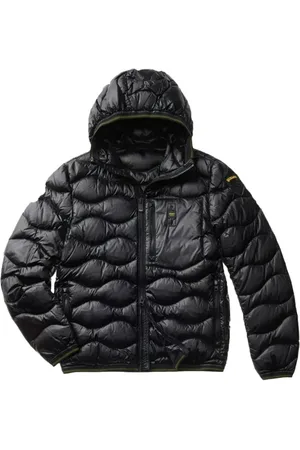 Blauer Herren, Jacken, Schwarzk, 2XLGröße: