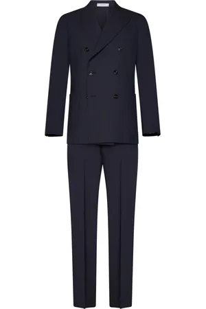 Boglioli Herren, Anzüge, Blau, MGröße: