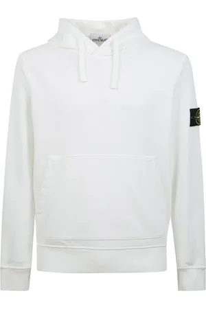 Stone Island Herren, Sweatshirts & Hoodies, Weiß, MGröße: